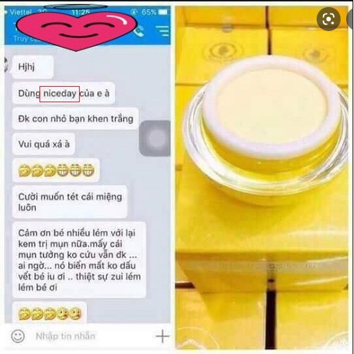 [FreeShip + Tặng Kem Dưỡng Da Tay] Kem Nice Day Princess White Date Mới 2024 - Trắng Da, Ngừa Mụn Ẩn Li ti