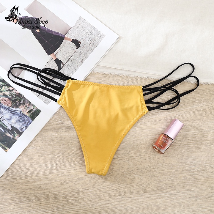 Quần lót nữ, quần lót lọt khe lụa lạnh cao cấp, sexy cám dỗ  vải co giãn mềm mát Minxu shop mã 837