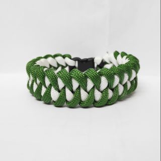 [HOT] Vòng Paracord Trắng Xanh Lá Shark Jaw Bones