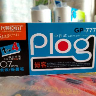 HỘP 12 BÚT GEL PLOG GP-777