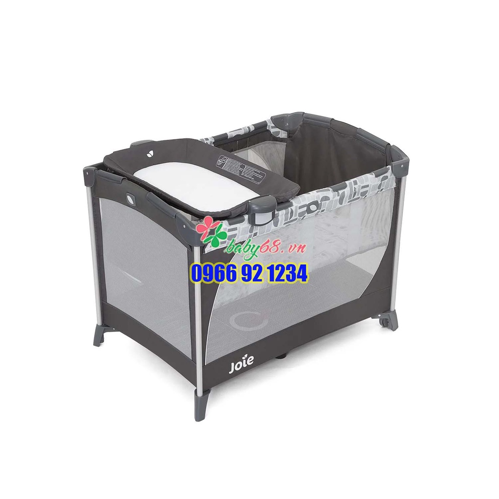 Giường cũi trẻ em Joie Commuter Change Logan ( tặng ô che mưa Joie)