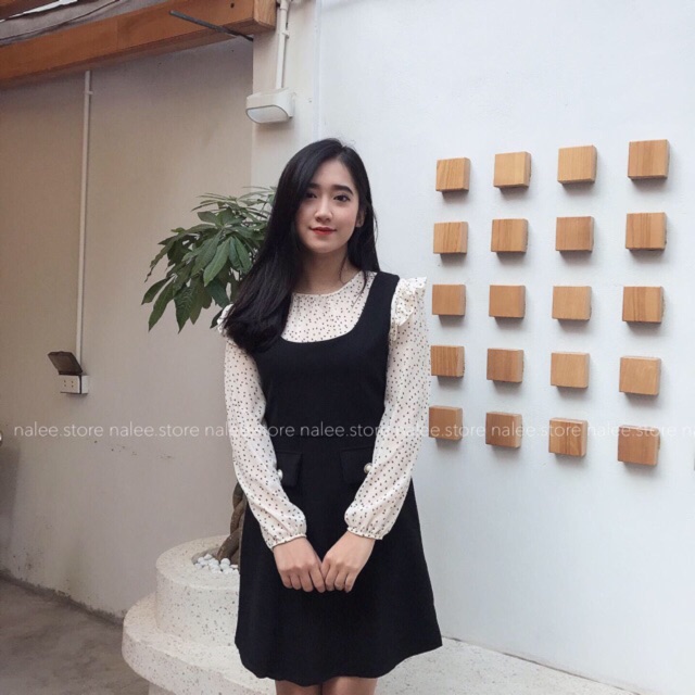 Set yếm áo voan bi