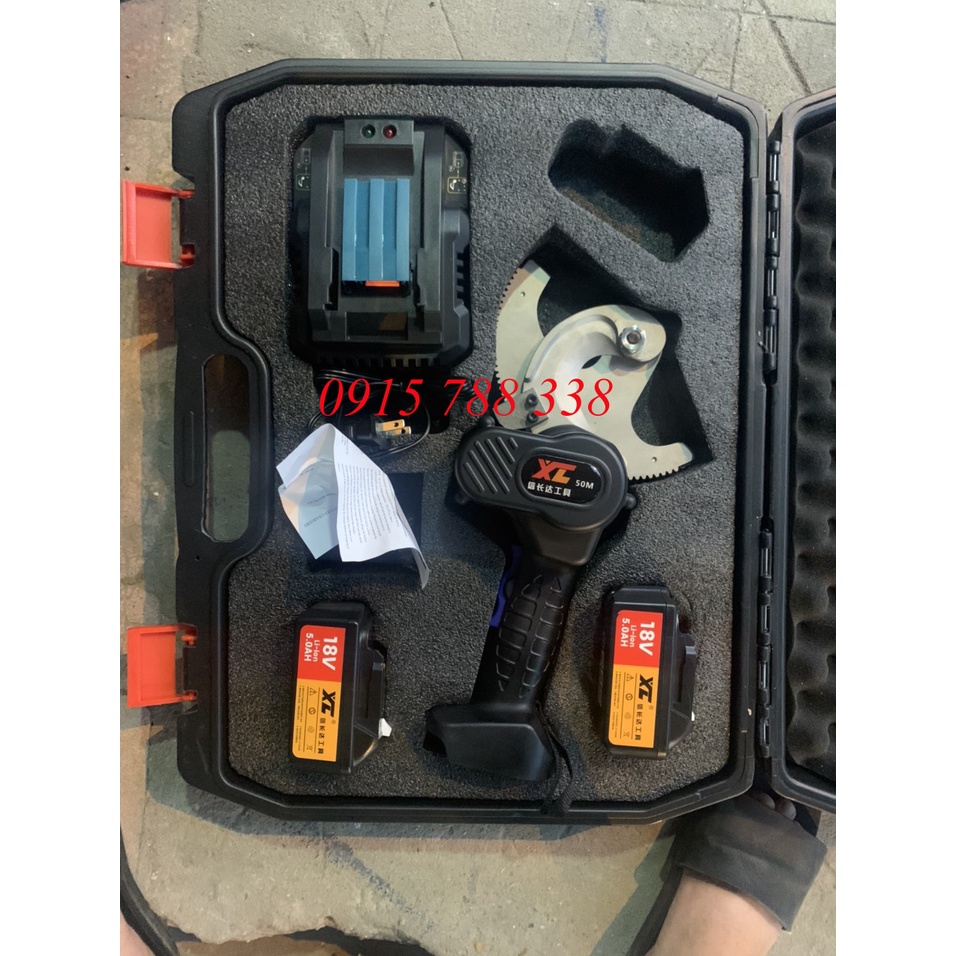 Máy cắt cáp chạy pin XLT 50mm