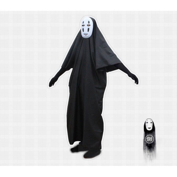 SET BỘ TRANG PHỤC HÓA TRANG NHÂN VẬT MA VÔ DIỆN Hayao Miyazaki SPIRITED AWAY CHO TRẺ EM,NGƯỜI LỚN