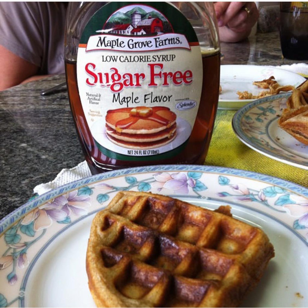 Siro không đường, syrup lá phong không đường Maple Grove Farms ăn kiêng, eatclean, keto, giảm cân 710ml