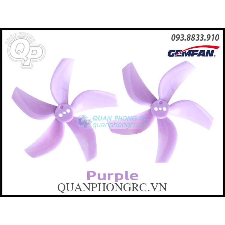 4 Cặp Cánh 5 Lá GEMFAN D63 5 Blades Cinewhoop Ducted Propellers (8 Pcs/Set)