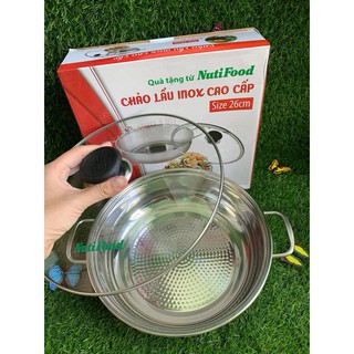 Chảo lẩu inox đông á 26 cm