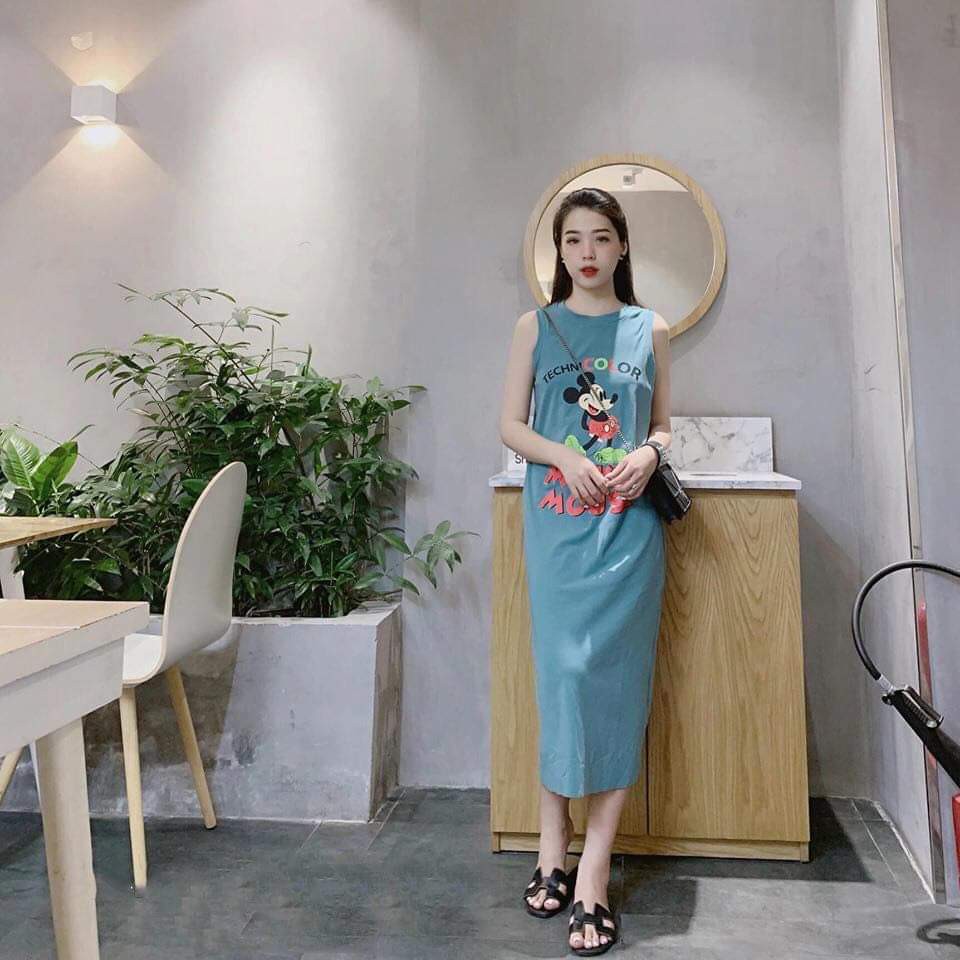 VÁY MAXI MICKEY TRẺ TRUNG | BigBuy360 - bigbuy360.vn
