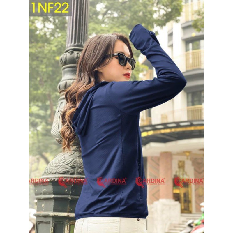 Áo chống nắng nữ Cardina 2 lớp xuất Nhật, áo choàng nữ vải thun lạnh cao cấp, chống tia UV có cả big size tongkhovnxk1 | BigBuy360 - bigbuy360.vn