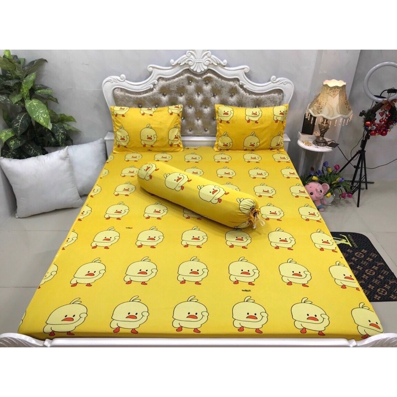 BỘ 4 món DRA ÁO GỐI THUN LẠNH HÀN QUỐC VỊT VÀNG