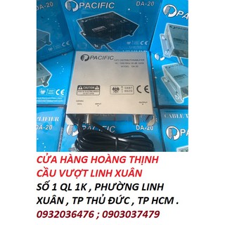 Bộ khuếch đại tín hiệu truyền hình cáp Pacific DA20