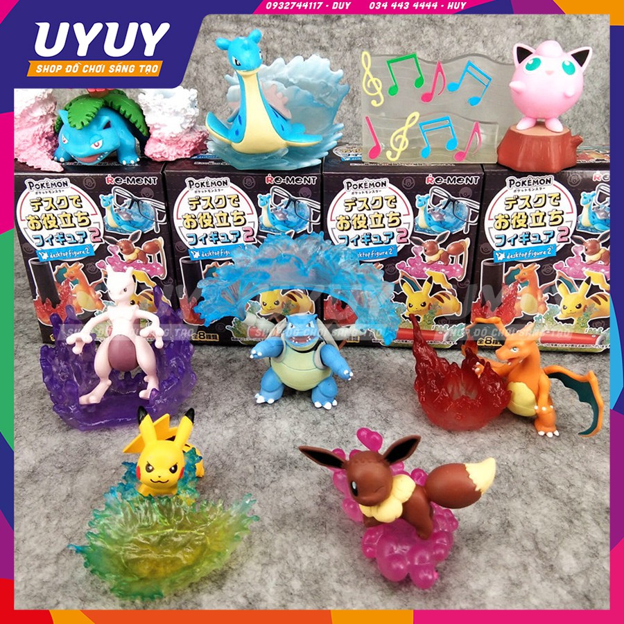 Combo 6 và 8 mô hình pokemon mini ✨Tung Tuyệt Chiêu✨ Siêu Đẹp, Sắc Nét dùng để trang trí và nhiều công dụng