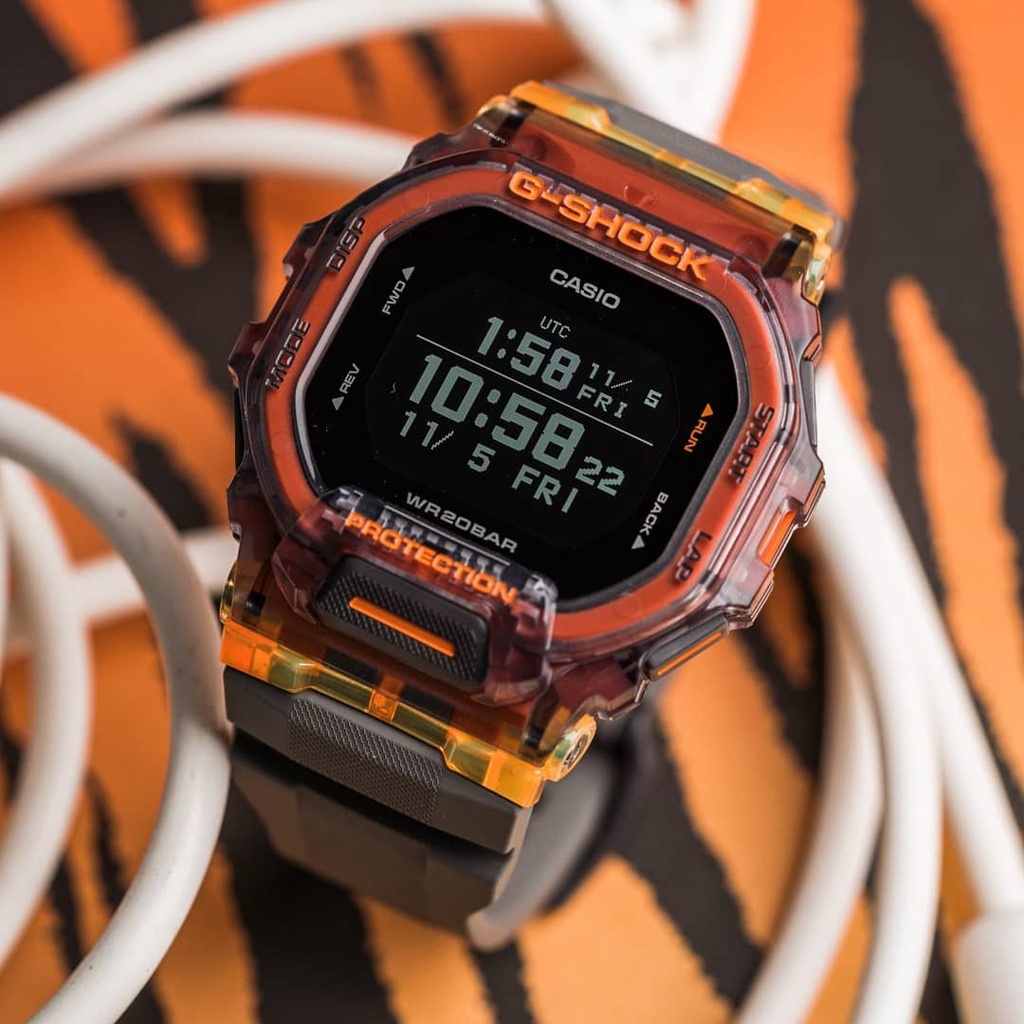 Đồng hồ Nam Dây nhựa Casio G-Shock GBD-200SM-1A5DR chính hãng bảo hành 5 năm Pin trọn đời