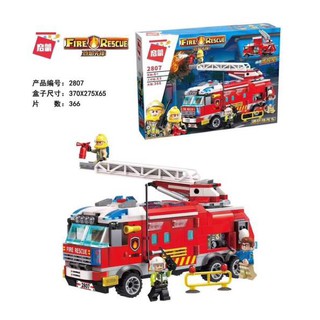 Mô Hình LEGO City Fire 60107 Xe Thang Cứu Hỏa
