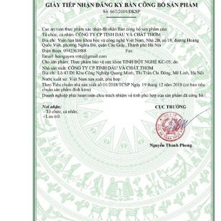 Tinh bột nghệ tách tinh dầu KC - 05