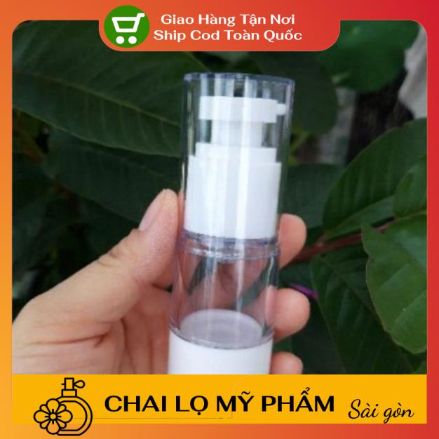 [SIÊU RẺ] Chai nhựa hút chân không [15ml,30ml,50ml,100ml,5ml,10ml] chiết mỹ phẩm , phụ kiện du lịch