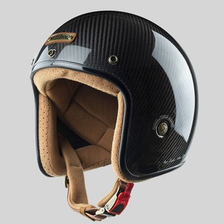Mũ bảo hiểm 3/4 Bulldog Heli Carbon