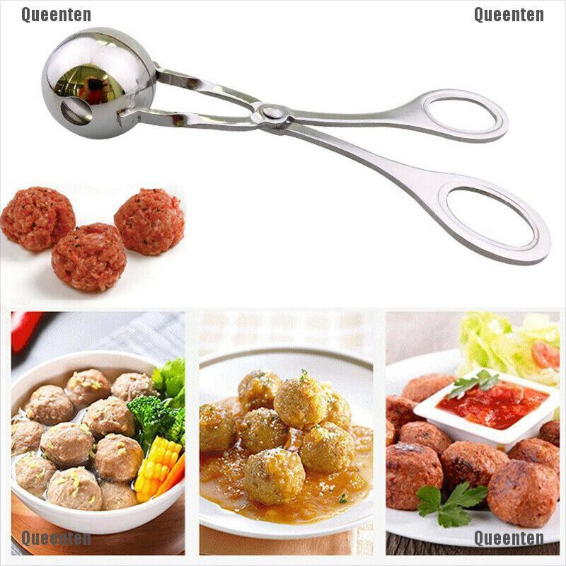 Khuôn Làm Thịt Viên Dạng Kẹp Bằng Thép Không Gỉ Chống Dính Tiện Lợi