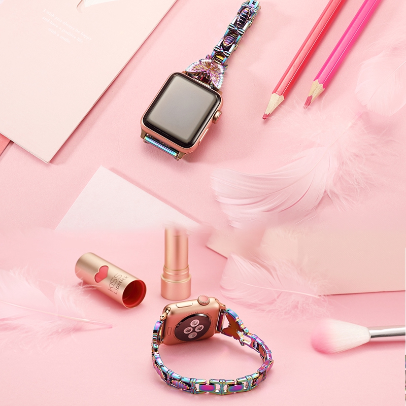 Dây Đeo Inox Cho Đồng Hồ Thông Minh Apple Watch Series 8ultra 7 6 5 4 3 Iwatch 38mm 40mm 41mm 44mm 45mm 49mm