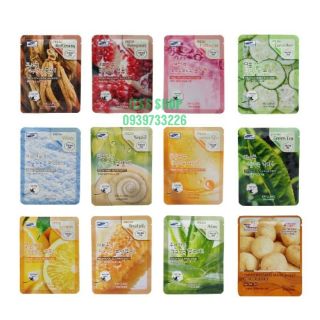 [10 Miếng] Mặt nạ dưỡng da 3W Clinic Fresh Mask Đủ Vị