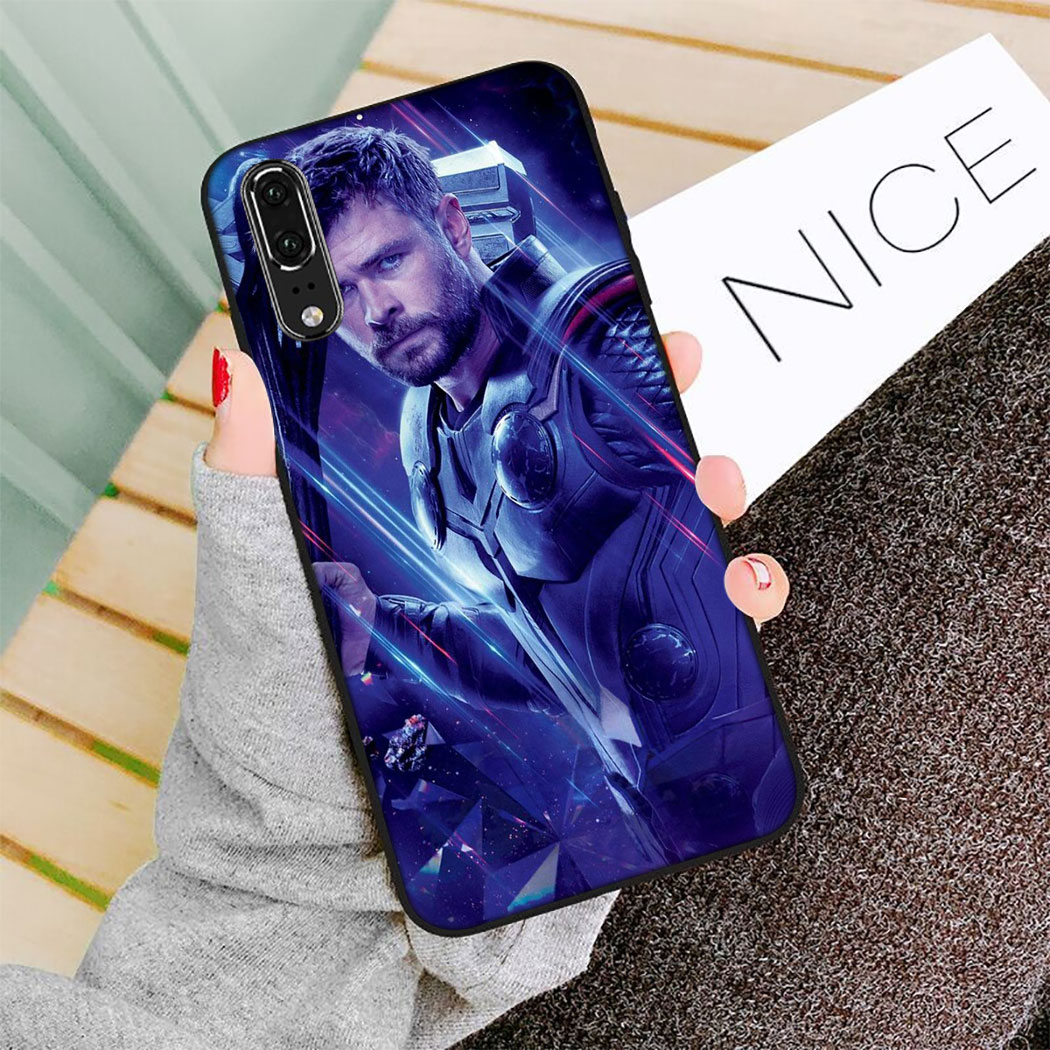 Ốp Lưng Điện Thoại Marvel Thor Bằng Silicone Mềm Dành Cho Huawei P Smart Z S Y5 Y6 Y7 Prime Yn86