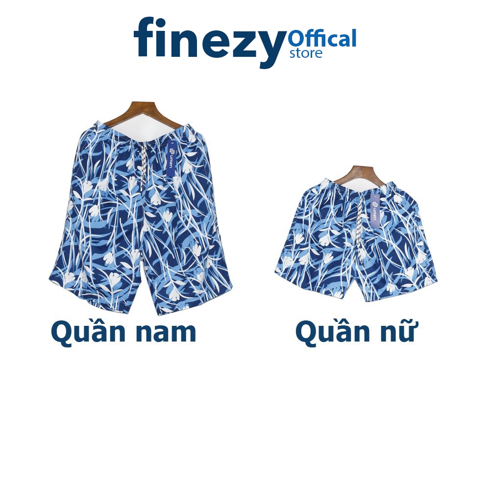 Quần hoa đi biển, chụp kỉ yếu nam nữ FREE SIZE Finezy