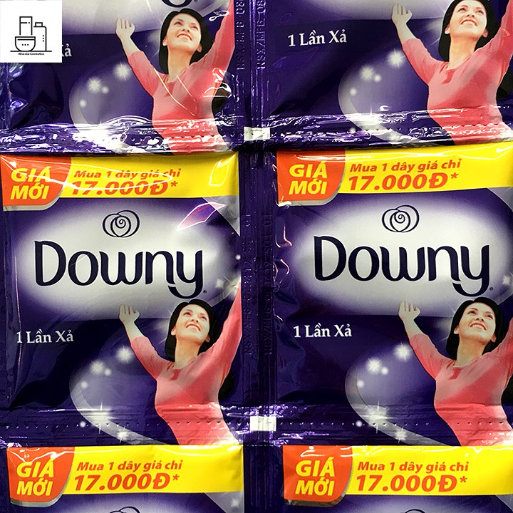 1 Dây 10 Gói Nước Xả Downy 1 Lần Xả 20ml/gói