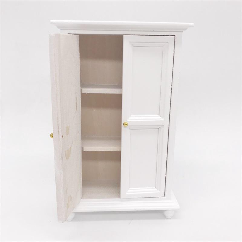 Mô hình tủ quần áo Mini tỉ lệ 1:12 cho nhà búp bê
