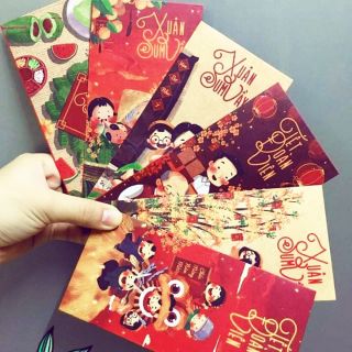 [Mua 4 tặng 1] Bao lì xì cao cấp