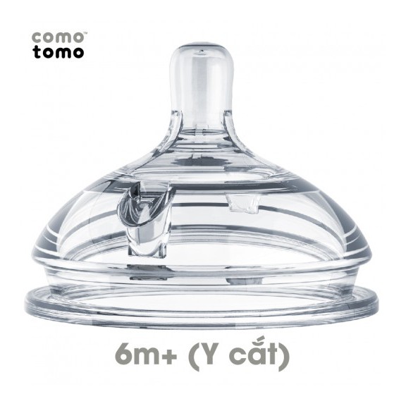 Núm Ty Silicone Comotomo CT00010 - Lỗ Chữ Y