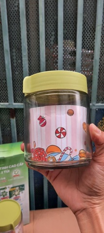 BỘ 4 HỦ THUỶ TINH RẤT ĐẸP