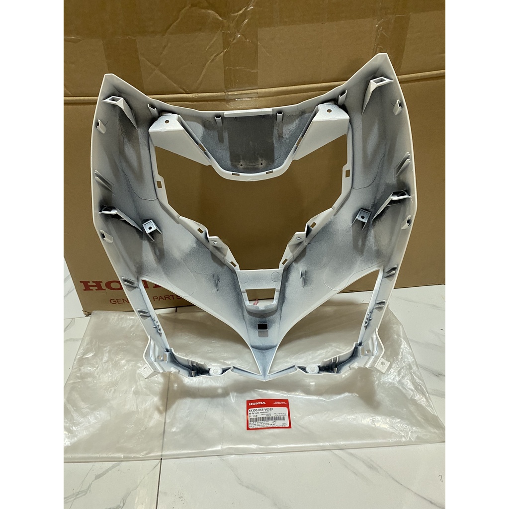 Bộ ốp trước - mặt nạ to đựng pha trước HONDA AIR BLADE 125 năm 2015-2016 màu Trắng. *NHB35P* 64300K66V00ZP