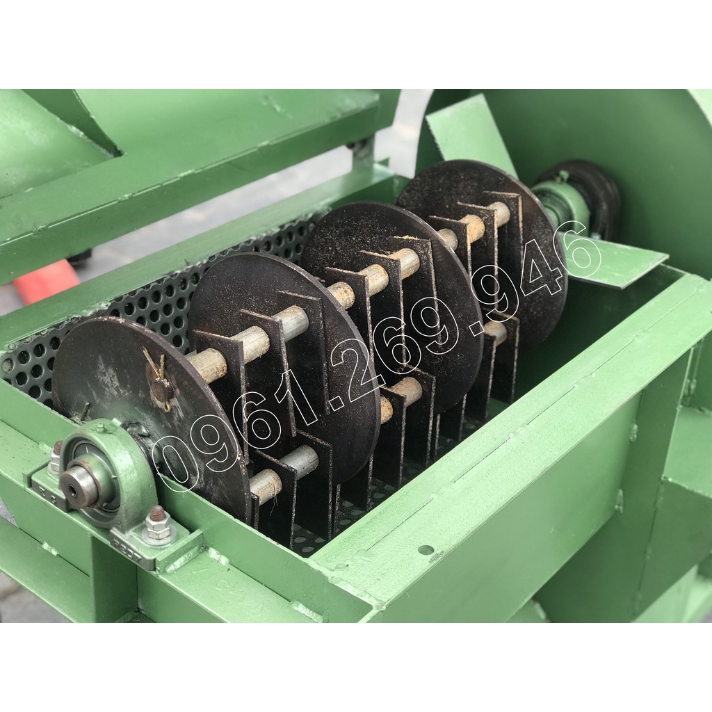Máy nghiền sọ dừa khô tươi làm xơ dừa mùn cưa 5HP điện 1 pha