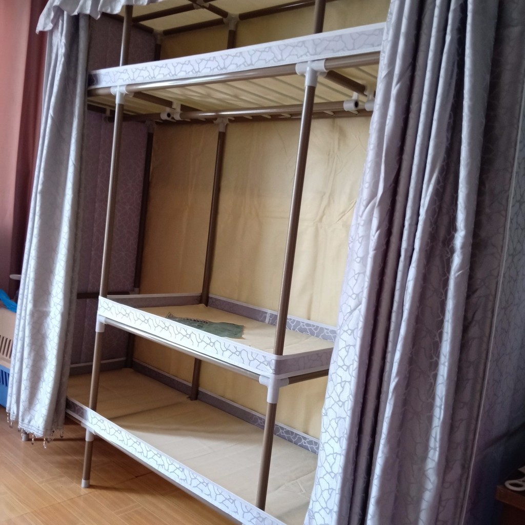 Tủ quần áo Tủ Vải Đựng Quần Áo Tủ Khung Thép Metal Khổ 210cm Cỡ Lớn