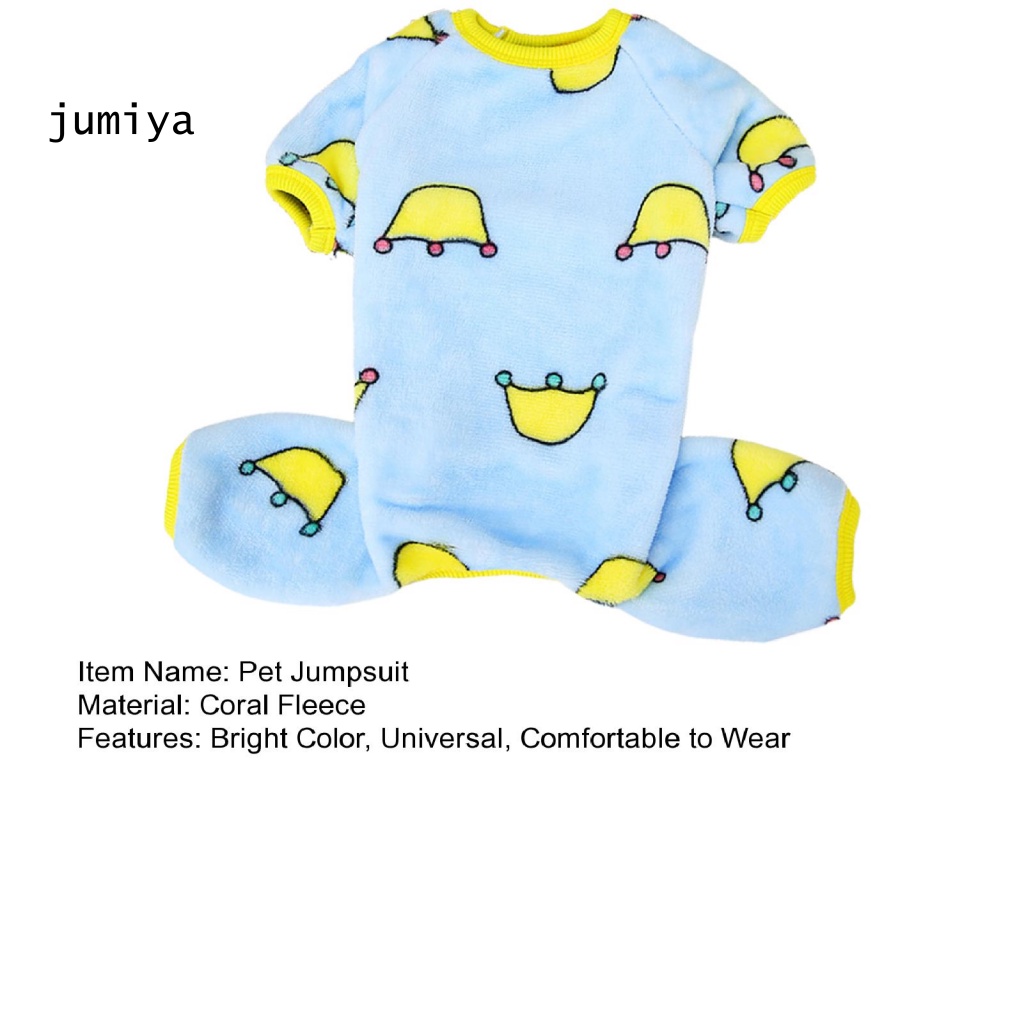 Jumsuit Bốn Mảnh Có Thể Giặt Được Cho Chó Cưng