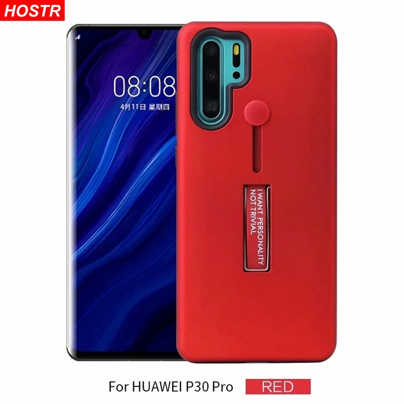 Huawei P30 Pro P30 Lite Huawei P20 Pro P20 Huawei P10 Lite Case Finger Loop Strap Cover Hide Kickstand Armor Shockproof DGX