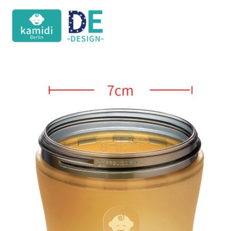 Bình sữa silicon KAMIDI Núm ti silicone mềm mại giải quyết vấn đề  bé lười ti bình, chỉ thích bú mẹ 150ml- 250ml
