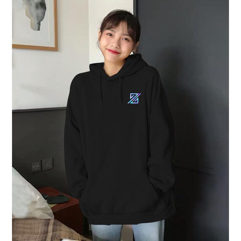 Áo Hoodie The Zed Unisex Nam Nữ Phản Quang Dưới 75kg 🍁 Áo Khoác Form Rộng Thoải Mái FREESHIP