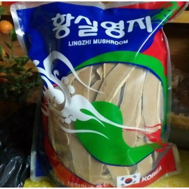 [HÀNG MỚI] Nấm Linh Chi Thái Lát Hàn Quốc, Túi Xanh 1kg [ Hàng Mới Về ]