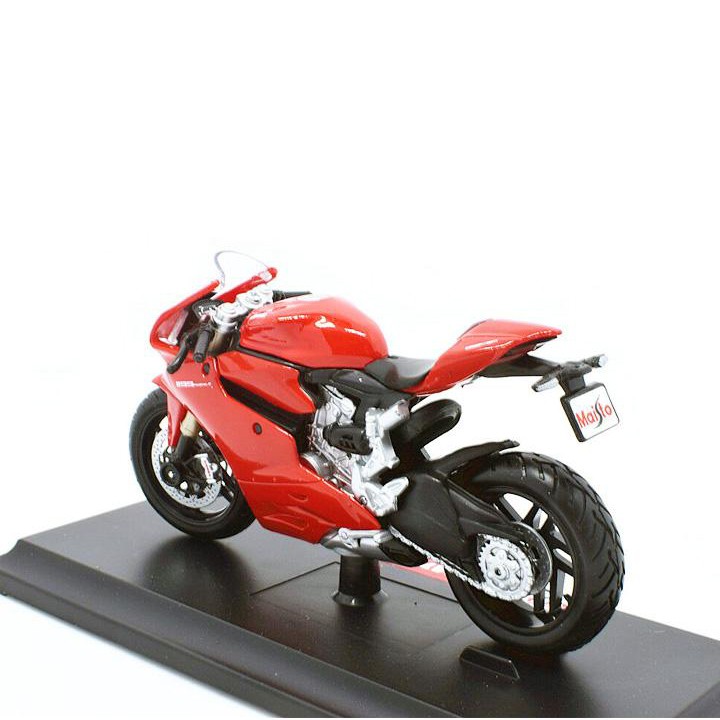 XE MÔ HÌNH - MOTO Siêu xe Ducati 1199 Panigale - MAISTO tỷ lệ 1:18