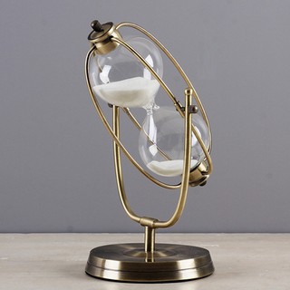 Đồng hồ cát Decor kim loại 30 phút phong cách Bắc ÂU