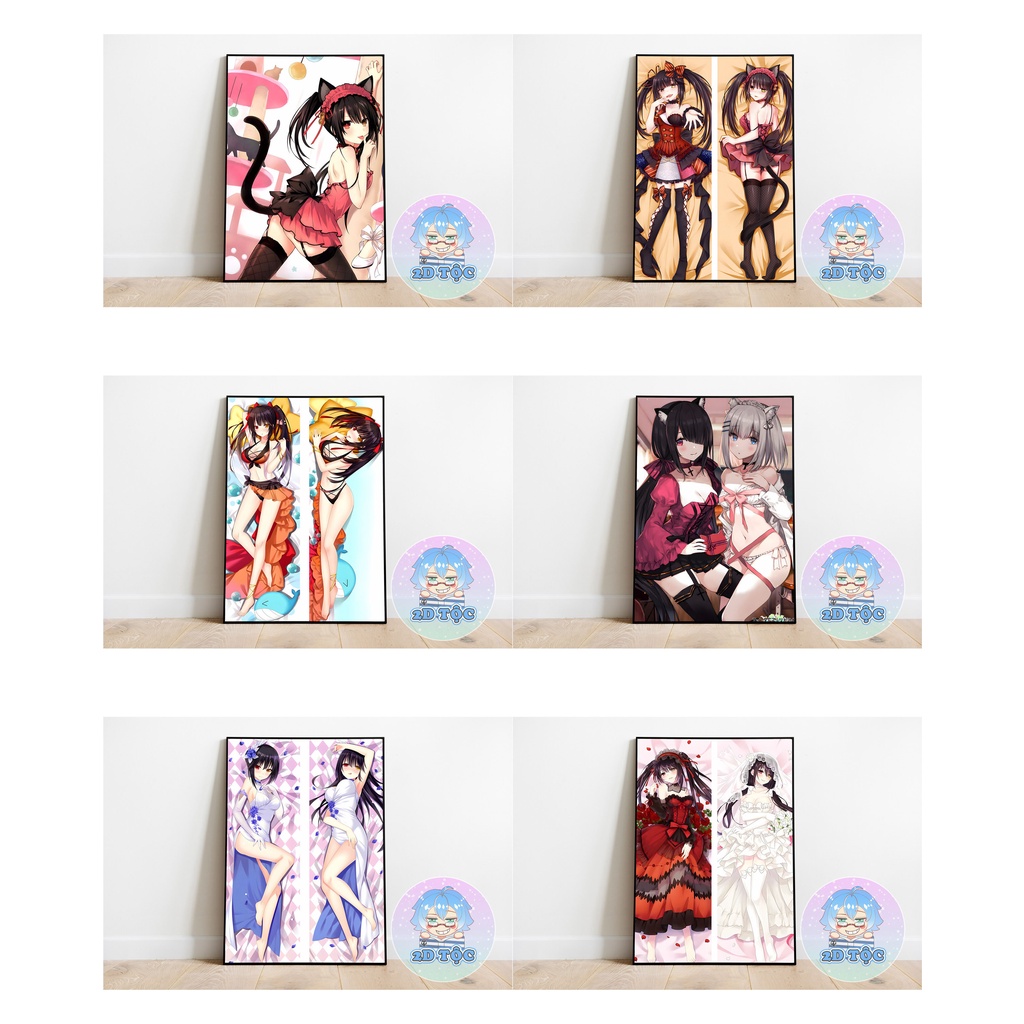 TRANH POSTER A3 TOKISAKI KURUMI (3) ANIME MANGA DATE A LIVE CHẤT LIỆU GIẤY CAO CẤP - 2D TỘC SHOP