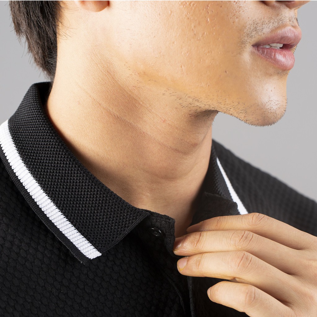 Áo polo nam vải dệt nổi 3D mẫu mới 2021 cổ dệt kim co giãn form ôm PL16 - Leo Vatino | BigBuy360 - bigbuy360.vn