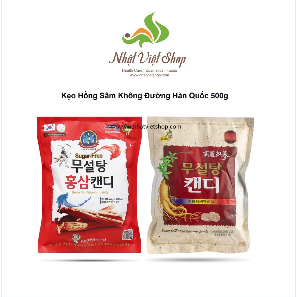 Kẹo Hồng Sâm Không Đường Hàn Quốc 500g