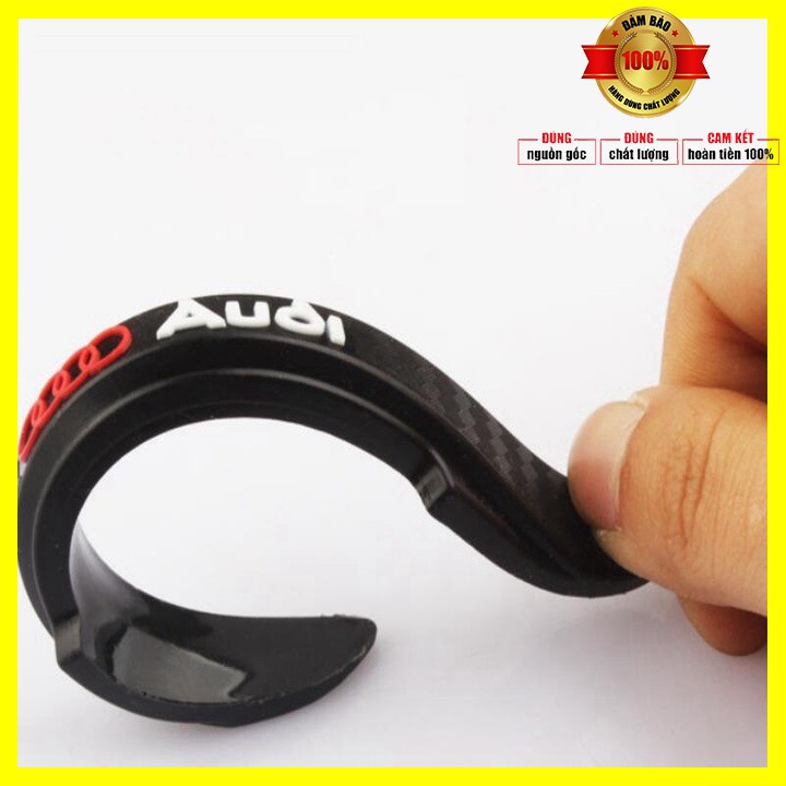 Bộ 4 chiếc nẹp chống va đập cửa xe hơi, ô tô Nhựa PVC mềm có logo các hãng xe