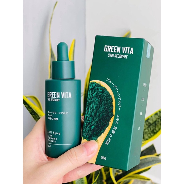 Serum tái sinh da Siêu vi tảo Green vita Kiss22 chính hãng (Date mới nhất) | BigBuy360 - bigbuy360.vn