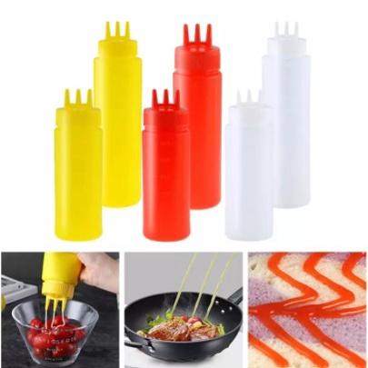 Chai xịt sốt mayonaise 3 đầu