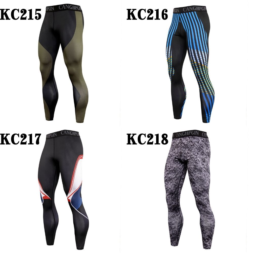 Quần legging thể thao thấm hút mồ hôi nhanh khô thời trang dành cho nam