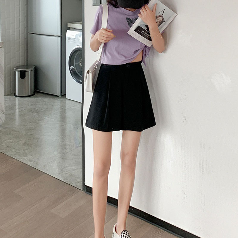 Quần Short Nữ Lưng Cao Thời Trang Hàn