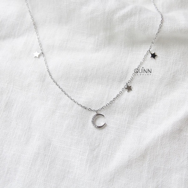 Dây chuyền choker Luna, Dây chuyền trăng sao bạc 925